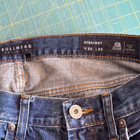 Bullhead Denim Men's Jeans Straight Leg sz 32 x 34 - Picture 3 of 6